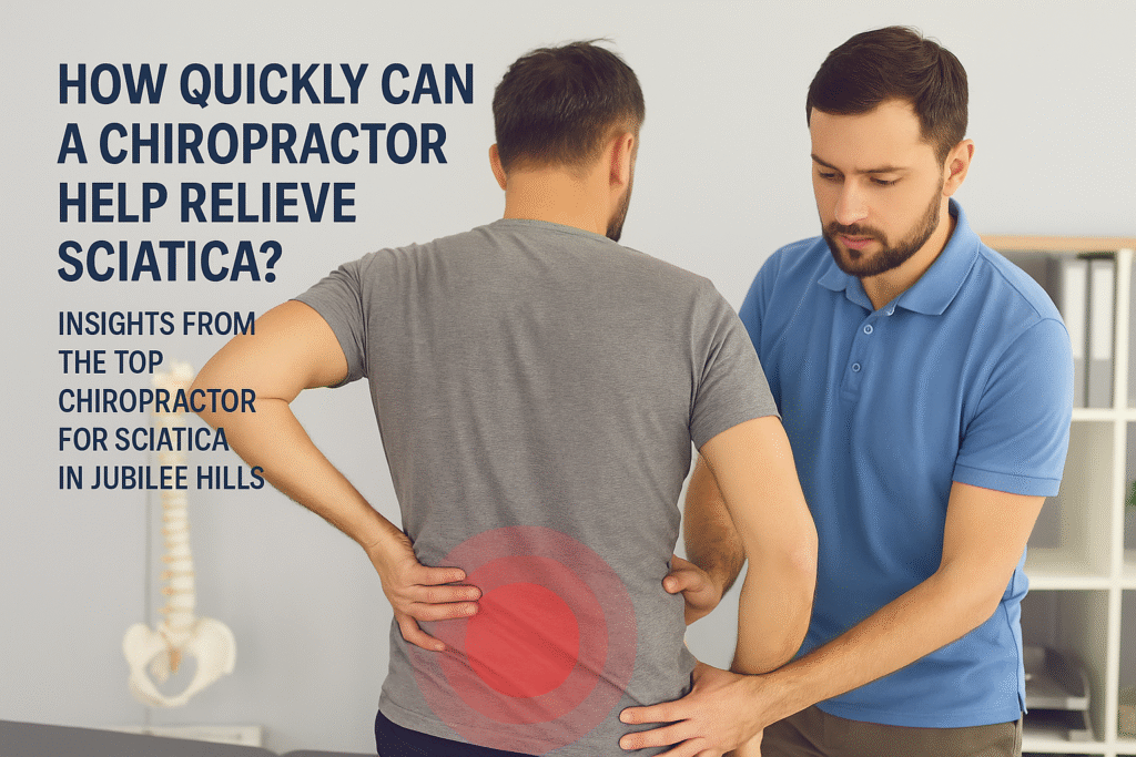 top chiropractor for sciatica in Jubilee Hills