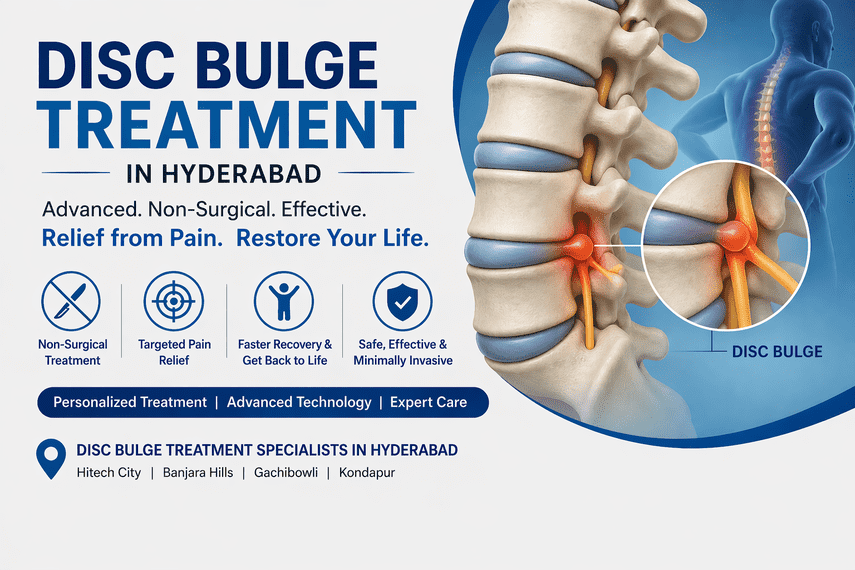 Disc Bulge Treatment in Hyderabad.