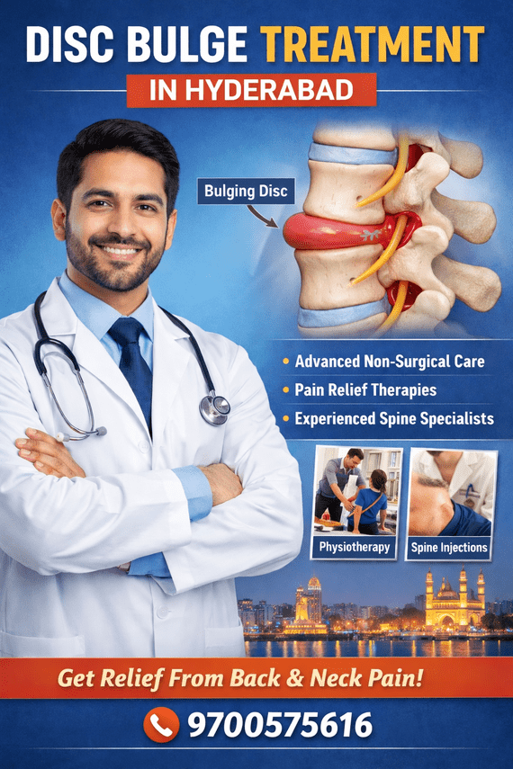 Disc Bulge Treatment in Hyderabad.